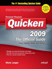 Cover of: Quicken® 2009 by 