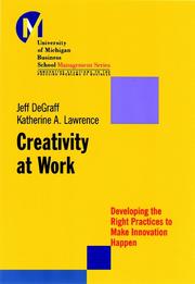 Cover of: Creativity at Work