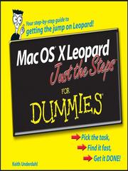 Cover of: Mac OS X Leopard Just the Steps For Dummies