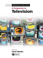 Cover of: A Companion to Television | 