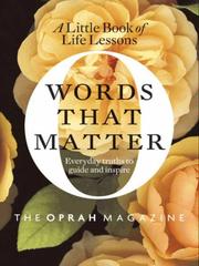 Cover of: Words That Matter