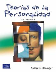 Cover of: Teorias de la personalidad