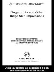 Cover of: Fingerprints and Other Ridge Skin Impressions by 