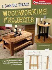 Cover of: I Can Do That! Woodworking Projects by 