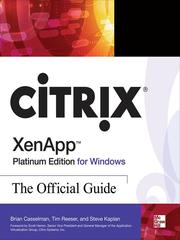 Cover of: Citrix® XenAppTM Platinum Edition for Windows by 