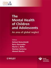 Cover of: The Mental Health of Children and Adolescents by 