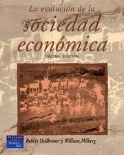 Cover of: La evolucion de la sociedad economica