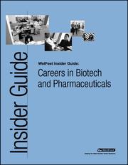 Cover of: Careers in Biotech and Pharmaceuticals