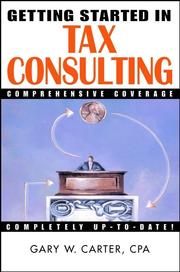 Getting Started in Tax Consulting