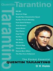 Cover of: The Pocket Essential Quentin Tarantino