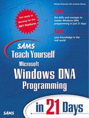 Cover of: Sams Teach Yourself Windows DNA Programming in 21 Days