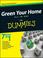 Cover of: Green Your Home All in One For Dummies?