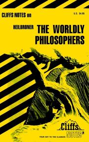Cover of: CliffsNotes on Heilbroner's The Worldly Philosophers by 