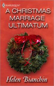 Cover of: A Christmas Marriage Ultimatum