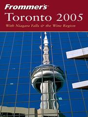 Cover of: Frommer's Toronto 2005