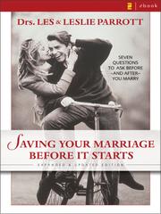 Cover of: Saving Your Marriage Before It Starts, Revised
