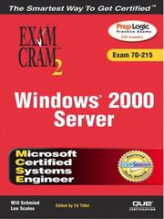 Cover of: MCSE Windows 2000 Server Exam Cram 2 (Exam Cram 70-215) by Dan Balter