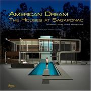 Cover of: American Dream: The Houses at Sagaponac: Modern Living in the Hamptons
