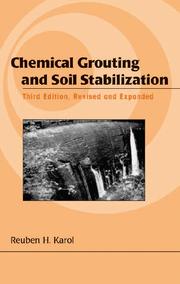 Cover of: Chemical Grouting and Soil Stabilization | 
