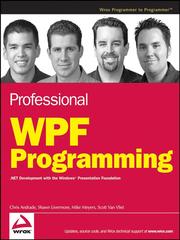 Cover of: Professional WPF Programming by 