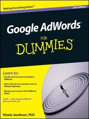 Cover of: Google AdWords For Dummies