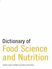 Cover of: Dictionary of Food Science and Nutrition by 