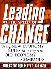 Cover of: Leading at the Speed of Change