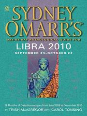 Cover of: Sydney Omarr's Day-By-Day Astrological Guide for the Year 2010