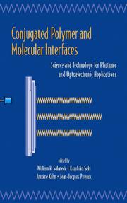Cover of: Conjugated Polymer and Molecular Interfaces