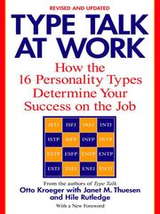 Cover of: Type Talk at Work (Revised) by 