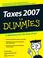 Cover of: Taxes 2007 For Dummies