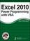 Cover of: Excel® 2010 Power Programming with VBA