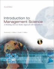 Cover of: Introduction to Management Science w/ Student CD-ROM
