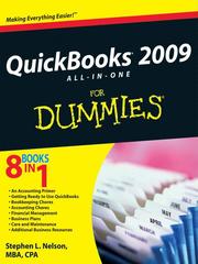 QuickBooks 2009 All-in-One For Dummies®