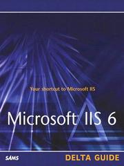 Cover of: Microsoft IIS 6 Delta Guide by 