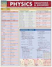 Cover of: QuickStudy - Physics Equations & Answers by 