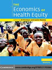 Cover of: The Economics of Health Equity