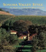 Cover of: Sonoma Valley Style: At Home in California's Wine Country