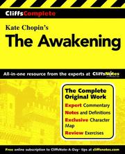 Cover of: CliffsCompleteTM The Awakening by 