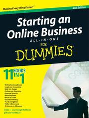 Cover of: Starting an Online Business All-in-One Desk Reference For Dummies® by 