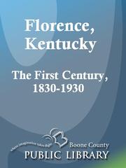 Cover of: Florence, Kentucky by 