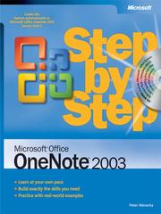 Cover of: Microsoft® Office OneNote® 2003 Step by Step by 