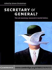 Cover of: Secretary or General?