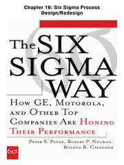 Cover of: Six Sigma Process Design/Redesign by 