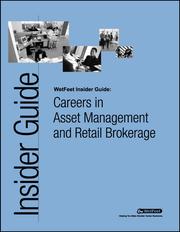 Cover of: Careers in Asset Management and Retail Brokerage by 