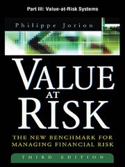 Cover of: Value-at-Risk Systems