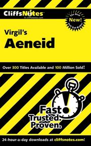 Cover of: CliffsNotes on Virgil's Aeneid by 