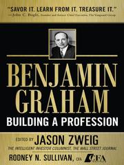 Cover of: Benjamin Graham, Building a Profession