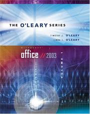 Cover of: O'Leary Series: Microsoft Office 2003 Volume I (O'Leary)