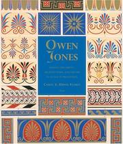 Cover of: Owen Jones: Design, Ornament, Architecture & Theory in an Age of Transition